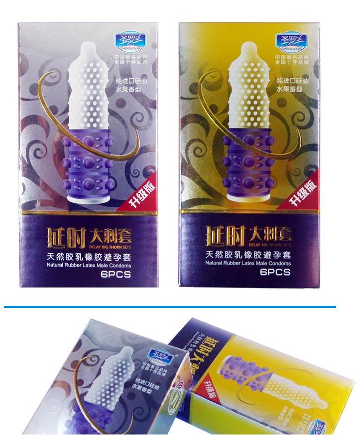 1pc Penis Sleeve + 6pcs Super Dotted Condom. 